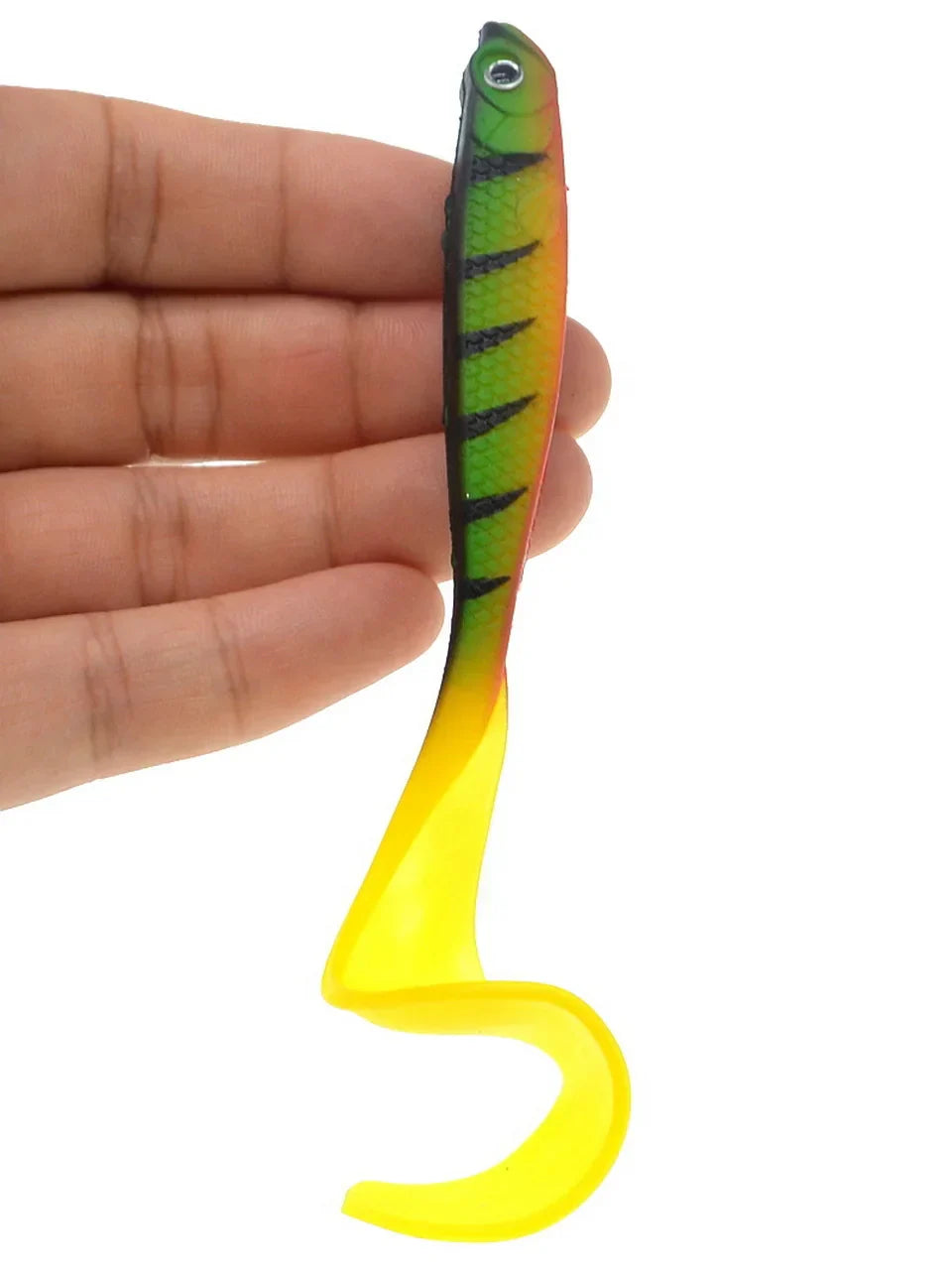 Swimbait – 12,5 cm T-tail mjukjigg för abborre & gädda