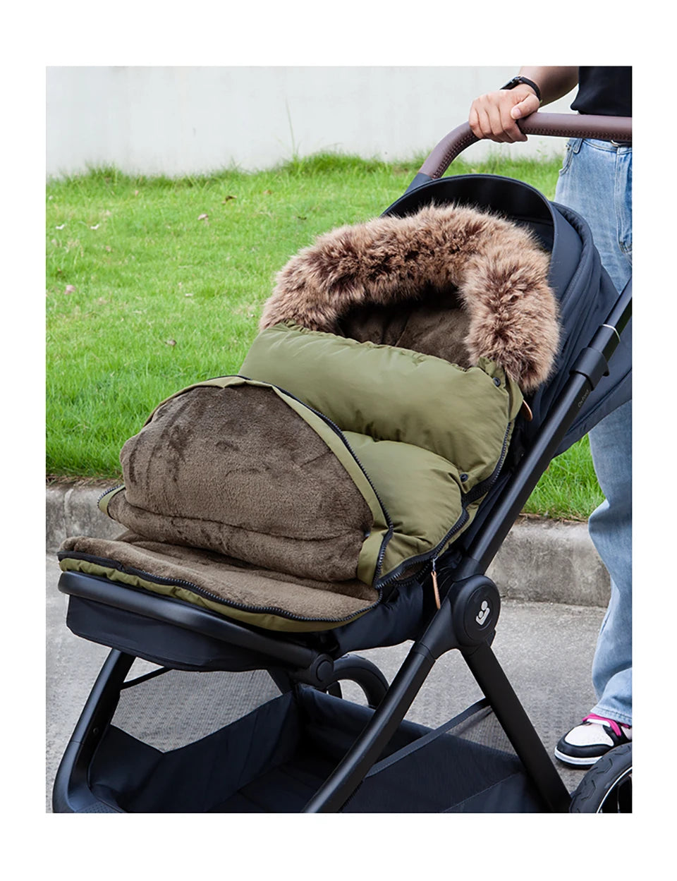 Premium Vinteråkpåse – Vind- & Vattentät (0–24 mån) – Universell Passform