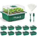 Odlingslåda för frön – startbricka med ventilationshål (10 st)