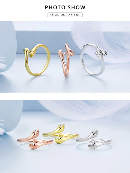 Kärleksring – öppen handdesign