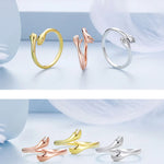 Kärleksring – öppen handdesign