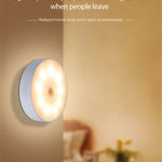 Smart LED-nattlys med bevegelsessensor – oppladbar