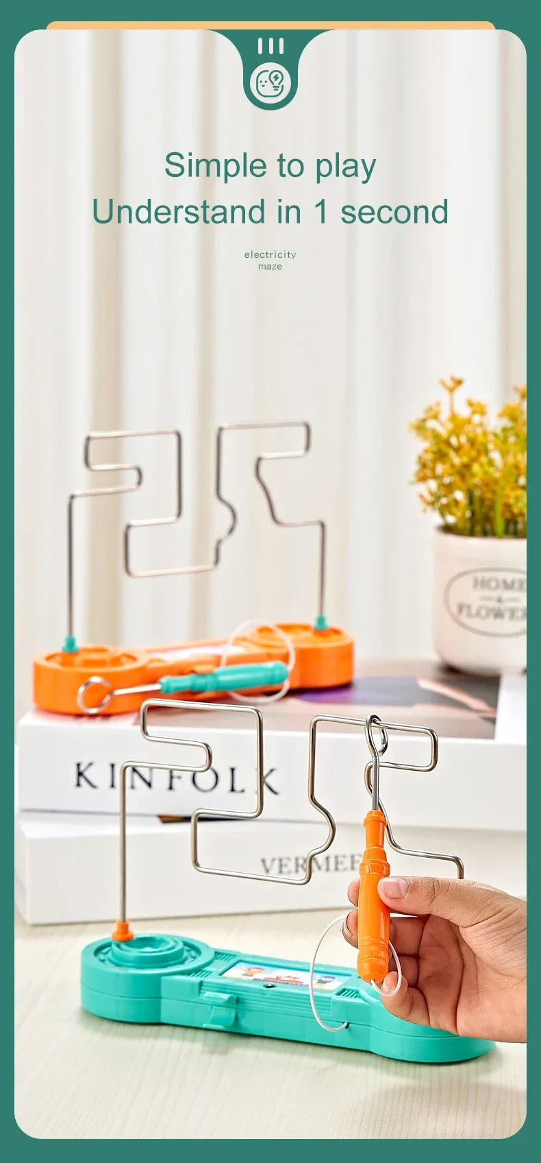 Elektrisk labyrintspill – morsom utfordring med lys og lyd 