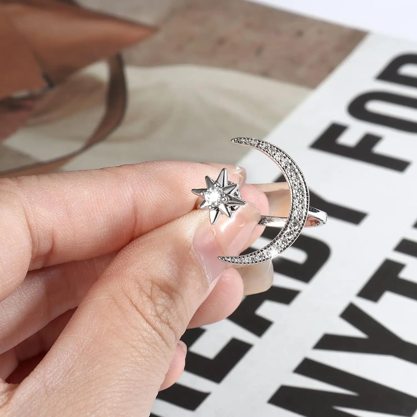 Månsnurra ring – stressfri design