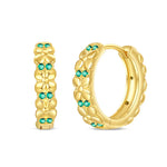 Eleganta örhängen – hoops med stjärnor, månar & pärlor