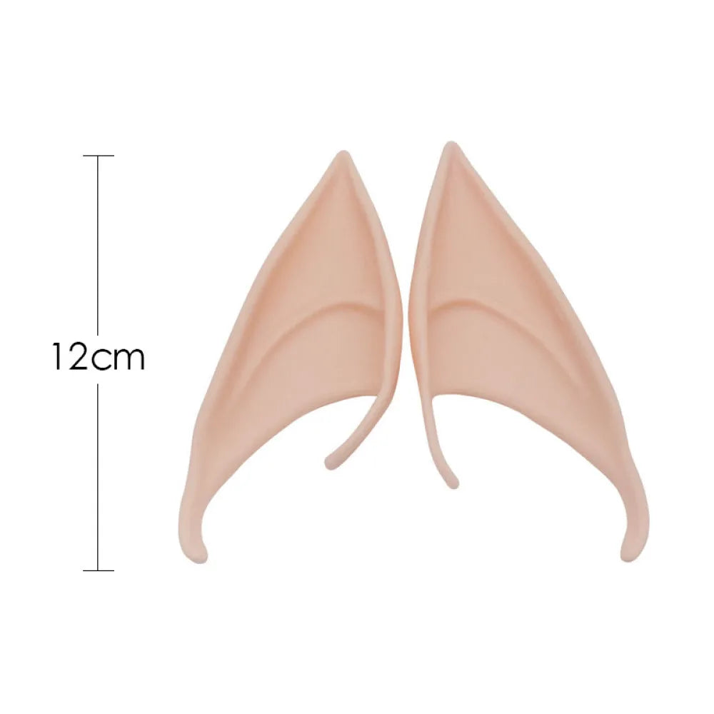 Vampyrtänder halloween – löständer med lim för cosplay & fest