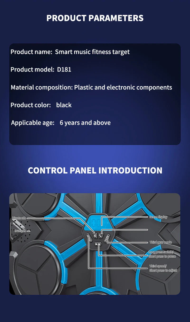 Boxningsmaskin vägg bluetooth
