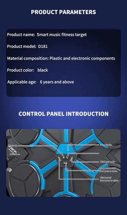 Boxningsmaskin vägg bluetooth