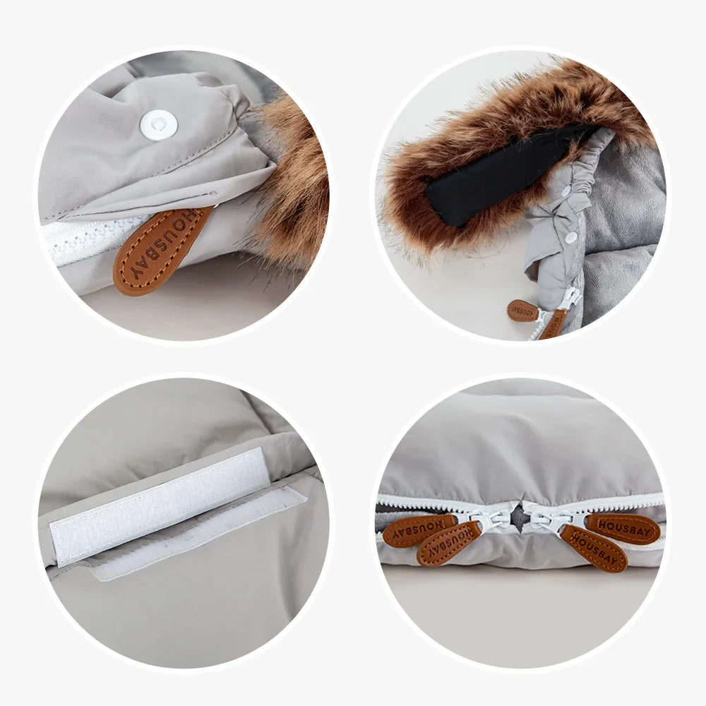 Premium Vinteråkpåse – Vind- & Vattentät (0–24 mån) – Universell Passform