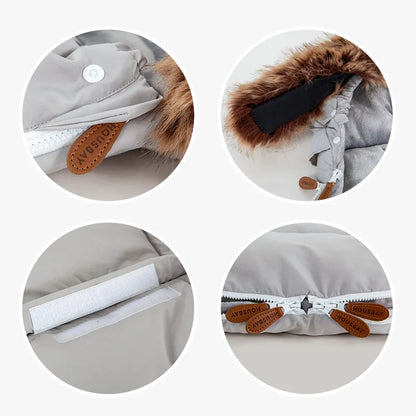 Premium Vinteråkpåse – Vind- & Vattentät (0–24 mån) – Universell Passform