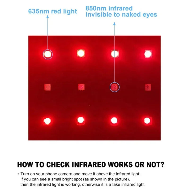 LED massagebälte – rött ljus & värme mot smärta