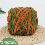 Chenillegarn 100 g – mjukt garn för halsdukar & handarbete