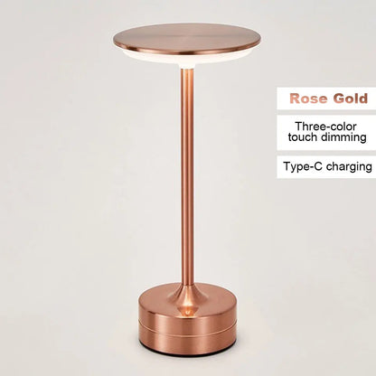 NattLjus™ – Bärbar LED Bordslampa med Touch & USB-Laddning
