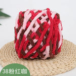 Chenillegarn 100 g – mjukt garn för halsdukar & handarbete