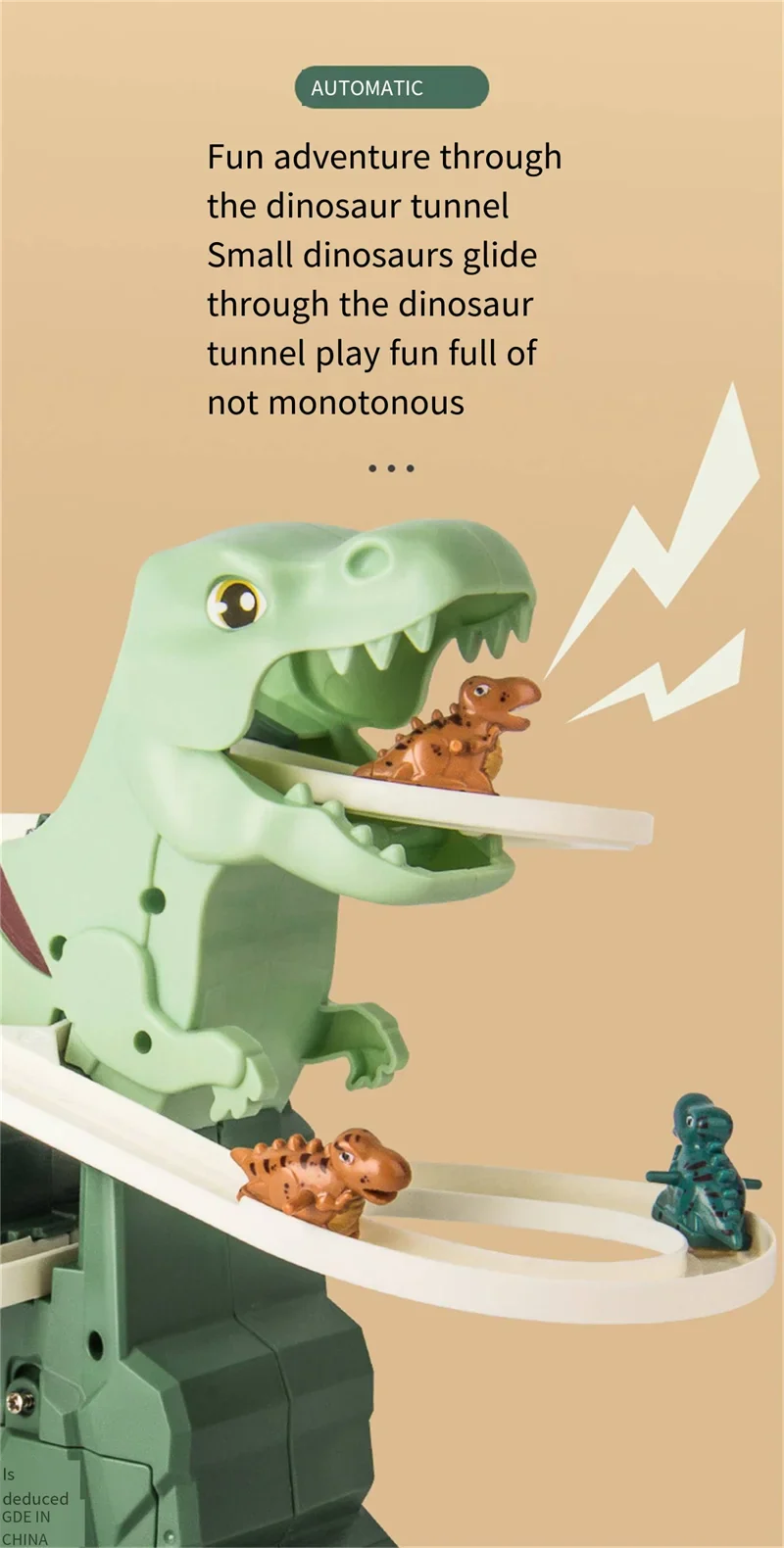 Dinosaurie Bilbana med Pussel