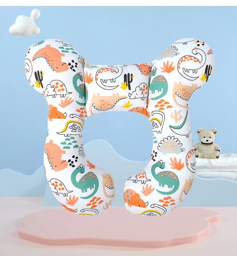 BarnKudde™ – U-formad Nackkudde med Barnmotiv