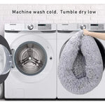 Hund-/kattbädd i plysch – mjuk soffa & matta för husdjur