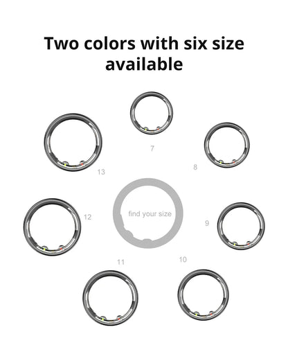 Smart ring – sömn & hälsomonitor med laddfodral