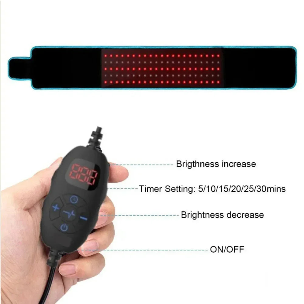 Infrarött bälte 660nm & 850nm – fettförbränning & ryggsmärta