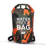 Vattentät drybag 2–30 L – kamouflage väska för paddling & friluftsliv