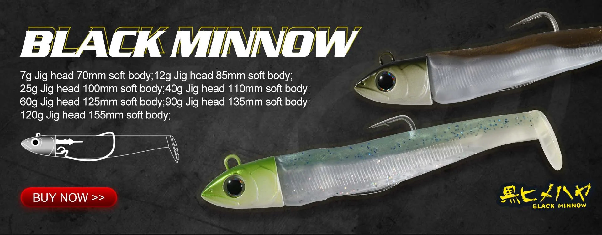 Fiskedrag – Hunthouse 255 jointed swimbait havsöring & seabass