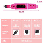 Nagelförlängningskit – Akryl gelpolish med UV/LED lampa, bas- & topplack för manikyr hemma & salong