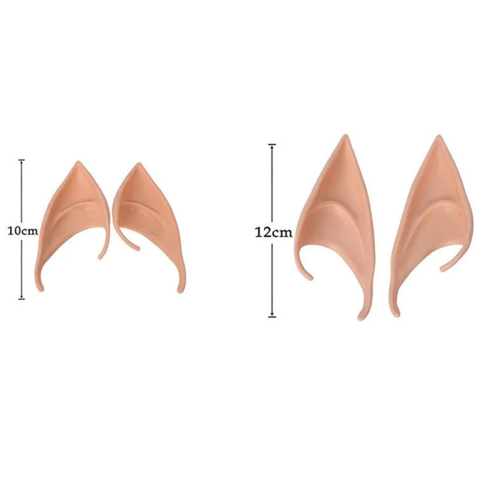 Vampyrtänder halloween – löständer med lim för cosplay & fest