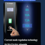 Portabel laddare elbil 3.5kW – EV laddkabel typ 1 & typ 2