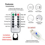 LjusGardinen™ USB-lyslenke med gardindekorasjon 