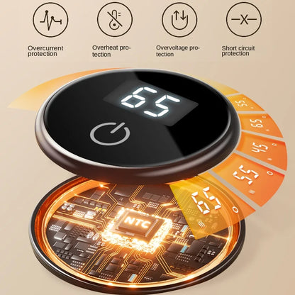 VärmePuff™ – USB Dunvärmedyna med Justerbar Temperatur