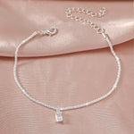Fotlänk Linnea (kedja med zirkoner – vattentålig design)