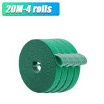 Justerbara växtband med kardborre – 5–120 m återanvändbara växtstöd