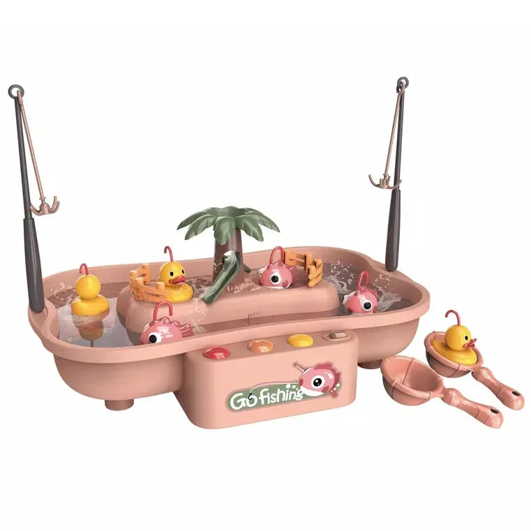 Elektrisk fiskespill med musikk og lys – 21 interaktive lekeelementer 