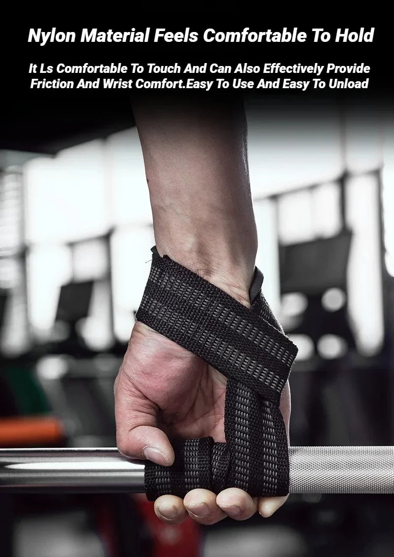 Träningsremmar – 2 st greppstöd för gym & marklyft