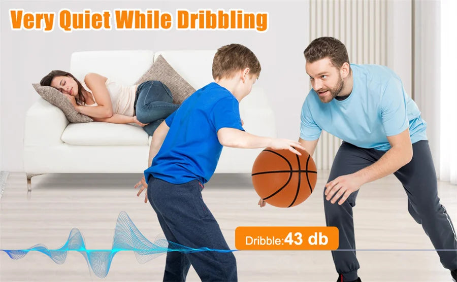 TystaBollen™ 2.0 – Inomhus Skumbasketboll