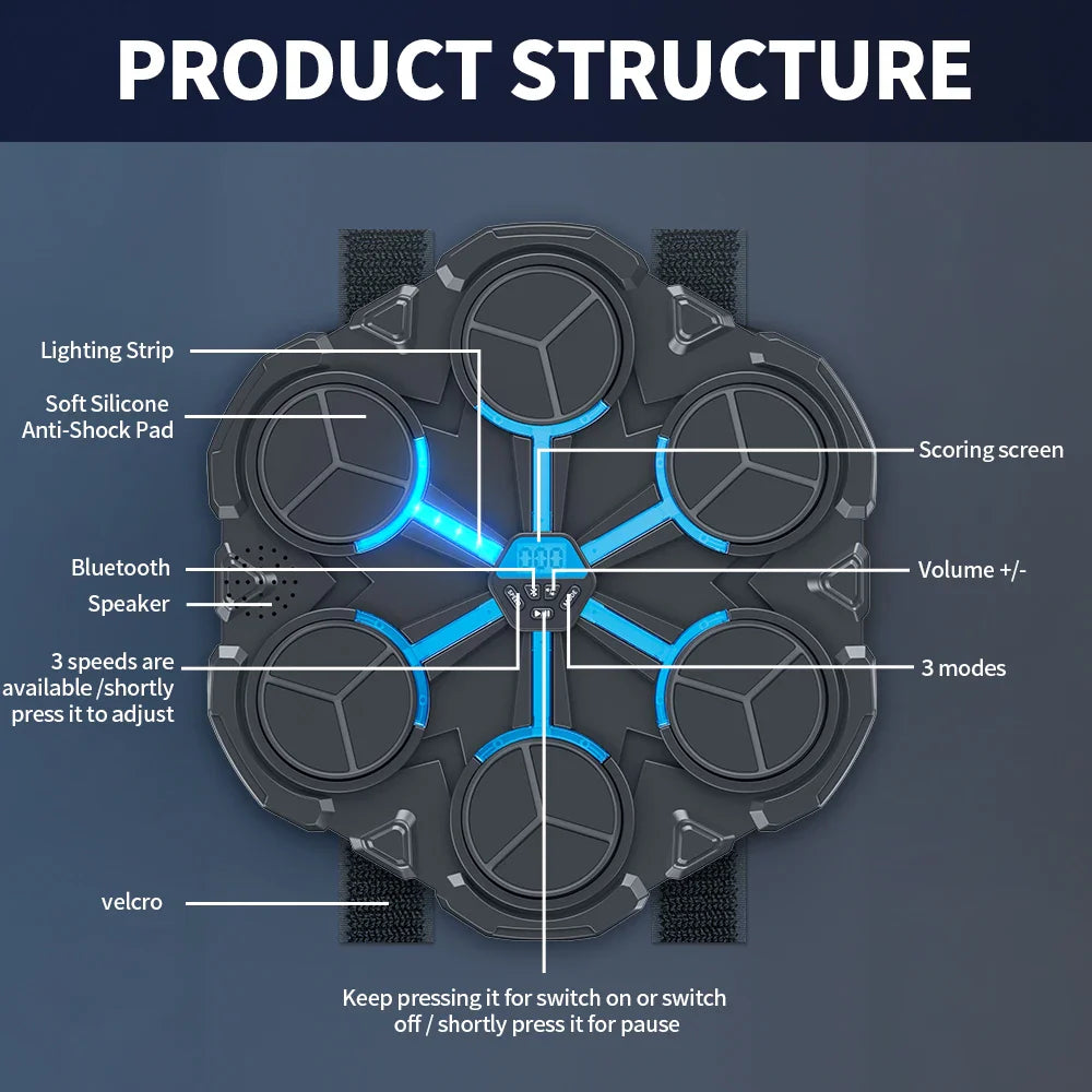 Boxningsmaskin vägg bluetooth