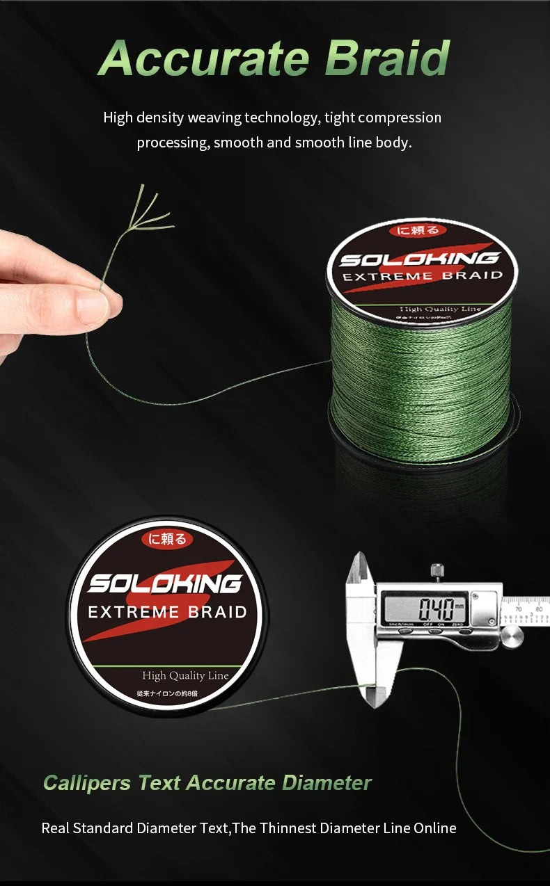 Flätlina – 300 m stark japansk fiskelina PE