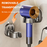 Hårfönhållare med sugpropp – utan borrning