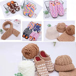 Chenillegarn 2 st – tjockt mjukt garn för filtar, tröjor & halsdukar