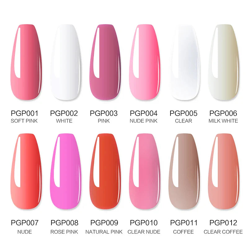 Poly Nail Gel Set – UV gel för nagelförlängning och manikyr