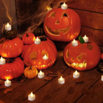 LED värmeljus – batteridrivna dekorationsljus (6–96 st)