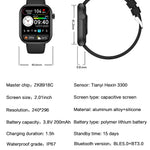 Smartklocka Nova (2,01” AMOLED – sport & hälsa, vattentät)