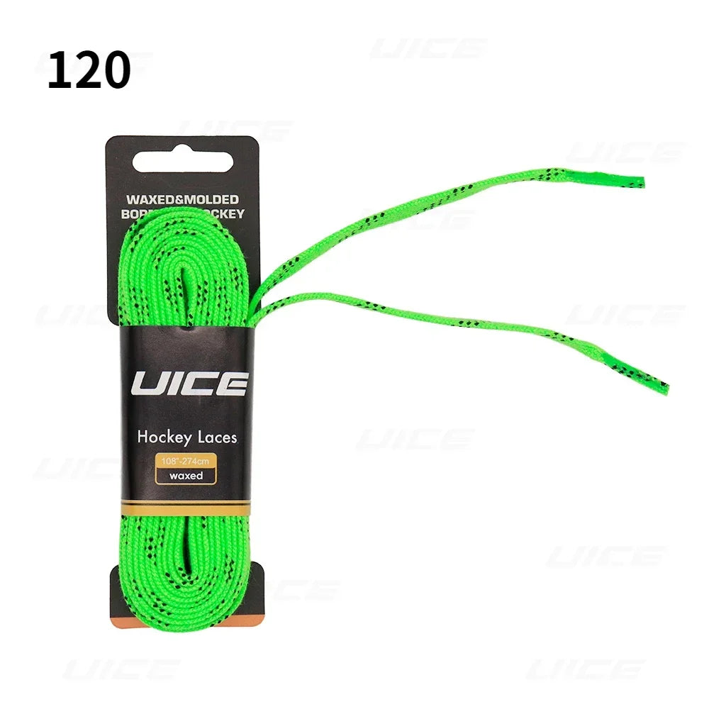 Skridskosnören ishockey – vaxade & förstärkta skosnören