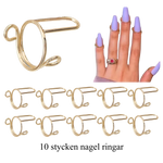 WUDU NAGLAR -  Avtagbara Nagelringar