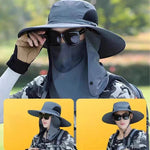 Hengittävästä kankaasta valmistettu aurinkohattu – kokoontaitettava ulkohattu vaellukseen ja kalastukseen