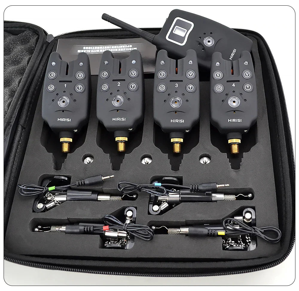 Trådlöst betesalarm – 1+4 set med swingers & väska