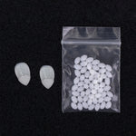 Vampyrtänder halloween – löständer med lim för cosplay & fest