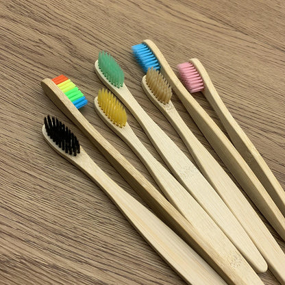 BambuTandborste™ – 10-pack Naturliga Tandborstar