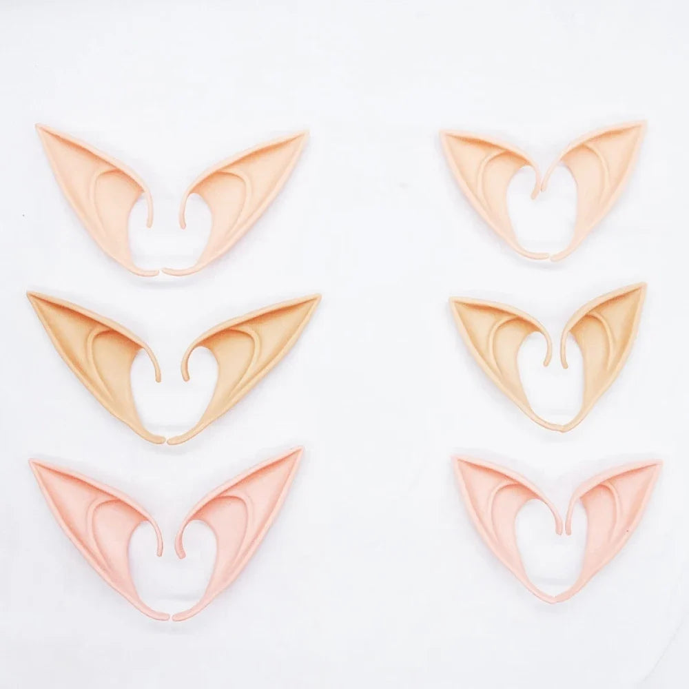 Vampyrtänder halloween – löständer med lim för cosplay & fest