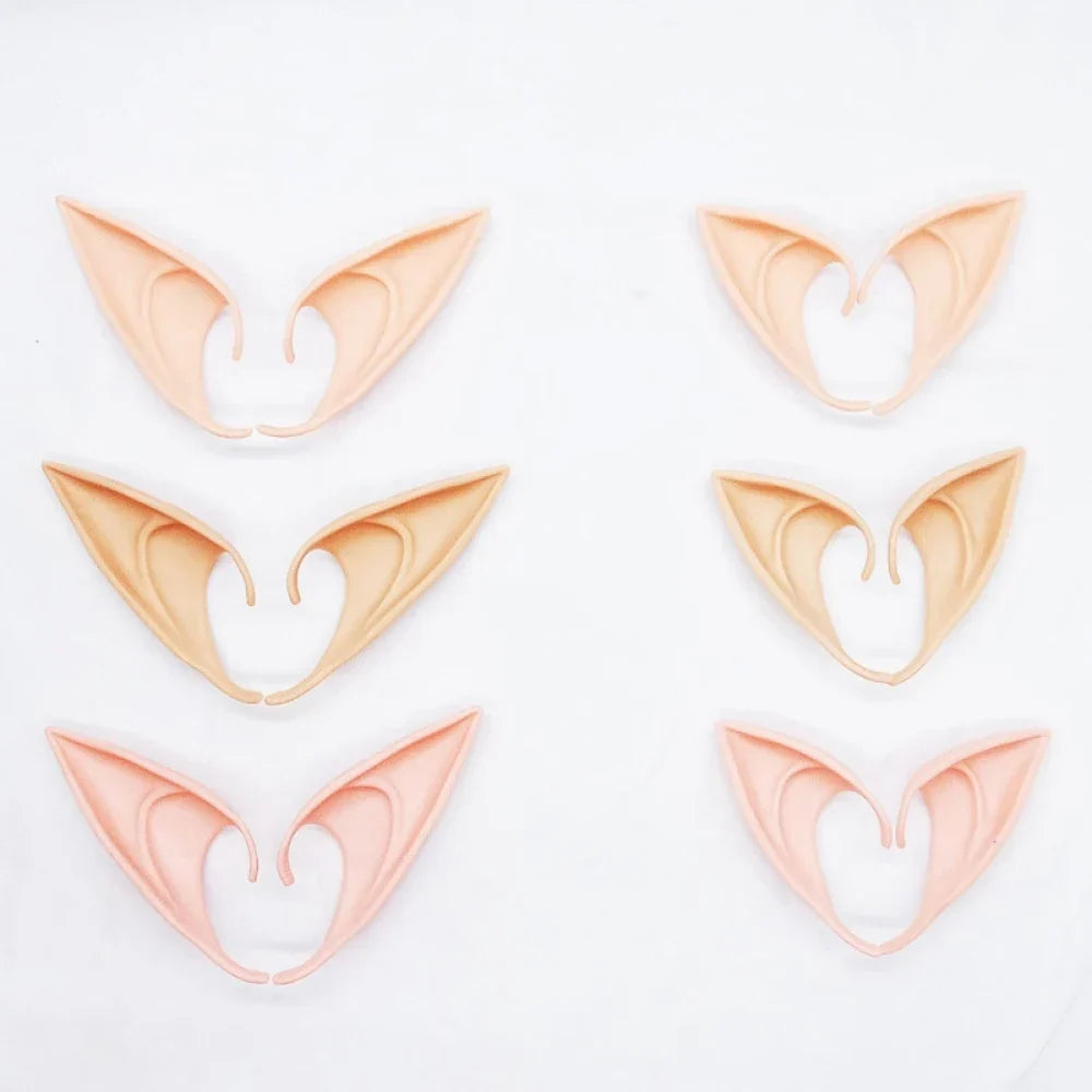 Vampyrtänder halloween – löständer med lim för cosplay & fest